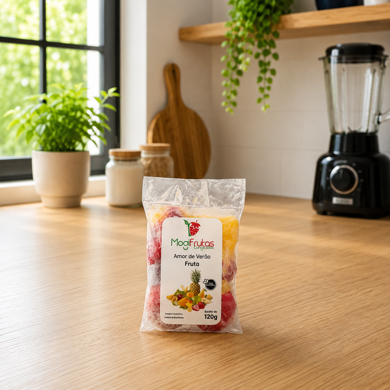 AMOR DE VERÃO FRUTA (Morango com Manga) 120gr