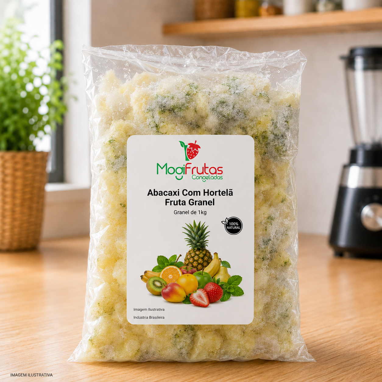 ABACAXI COM HORTELÃ FRUTA GRANEL