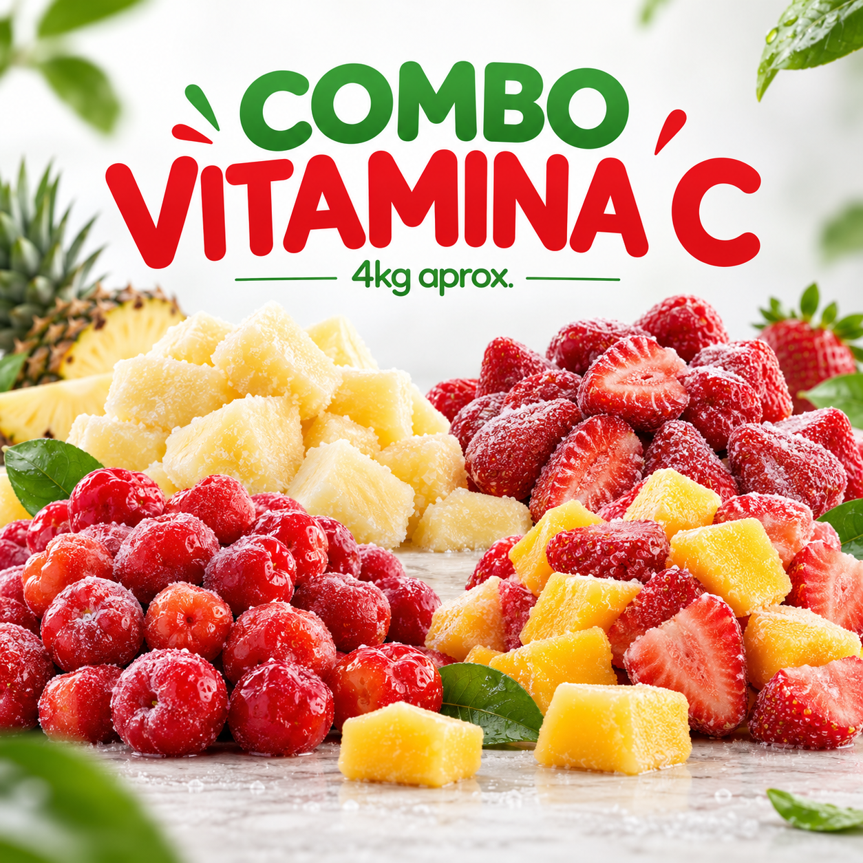 COMBO VITAMINA C - 4KG DE PRODUTOS