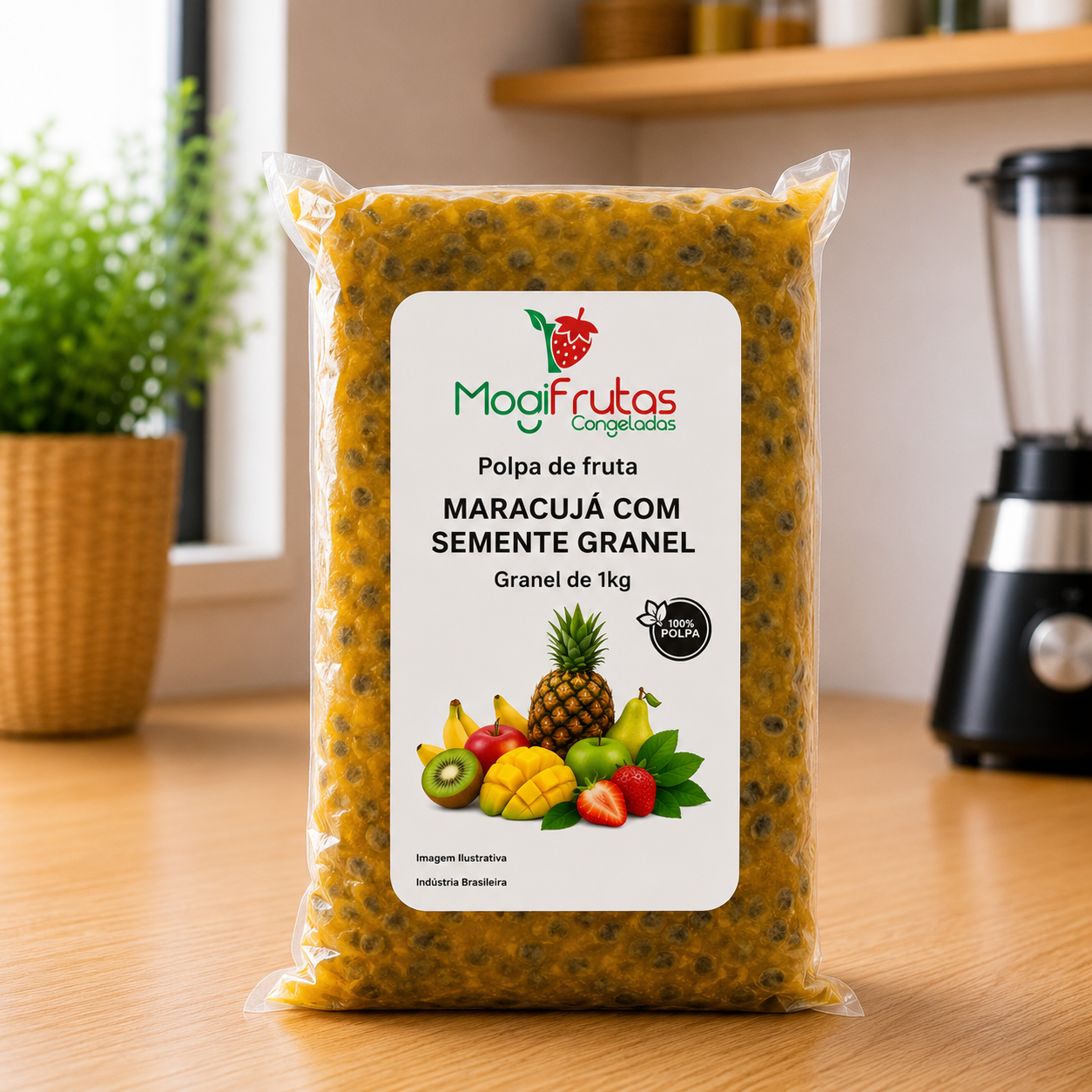 MARACUJÁ COM SEMENTE POLPA GRANEL