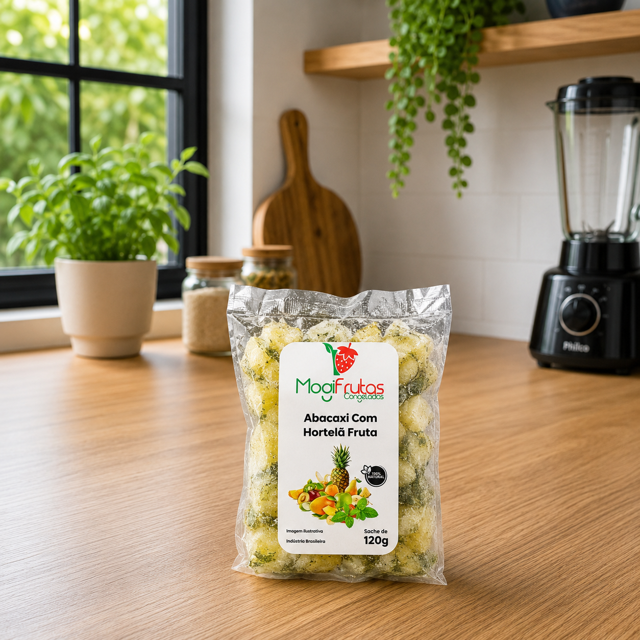 ABACAXI COM HORTELÃ FRUTA 120gr