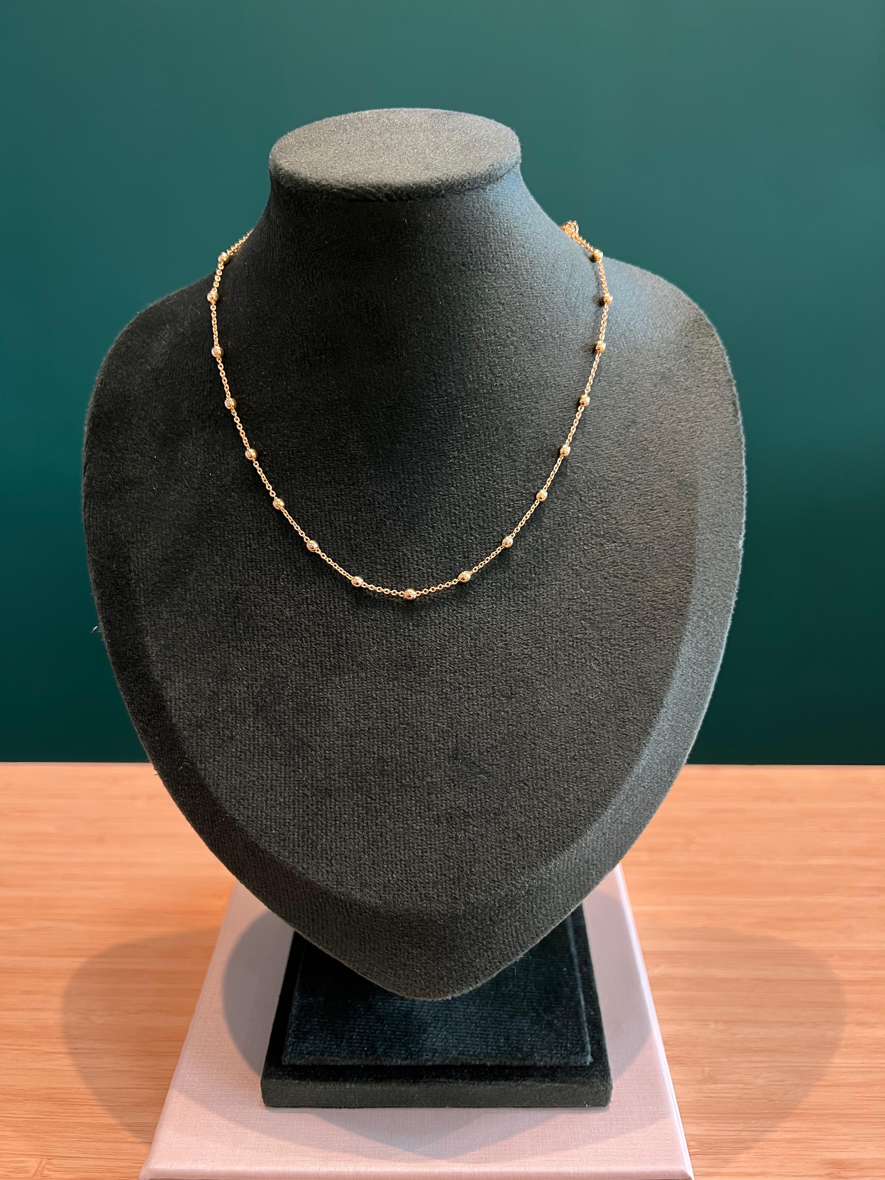 Colar choker bolas grandes dourada
