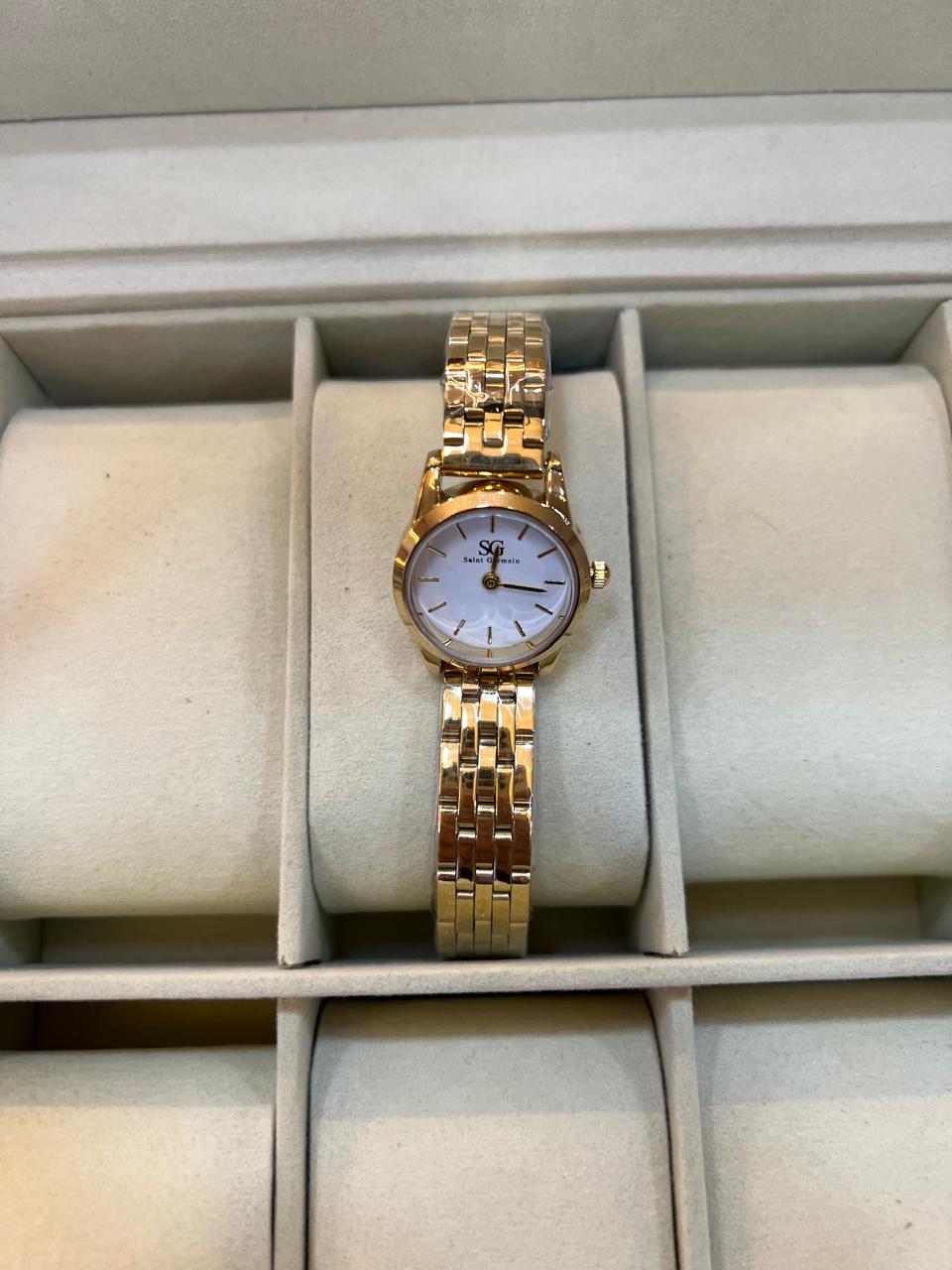 Relógio mini Belle Gold 24mm
