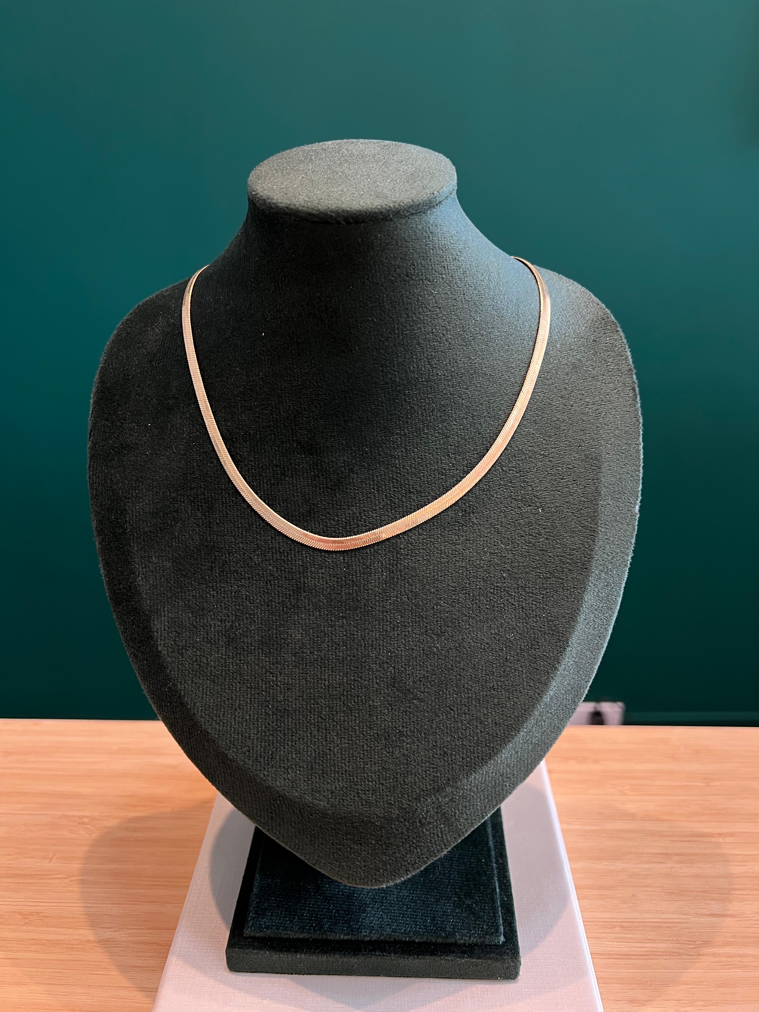 Colar choker snake média