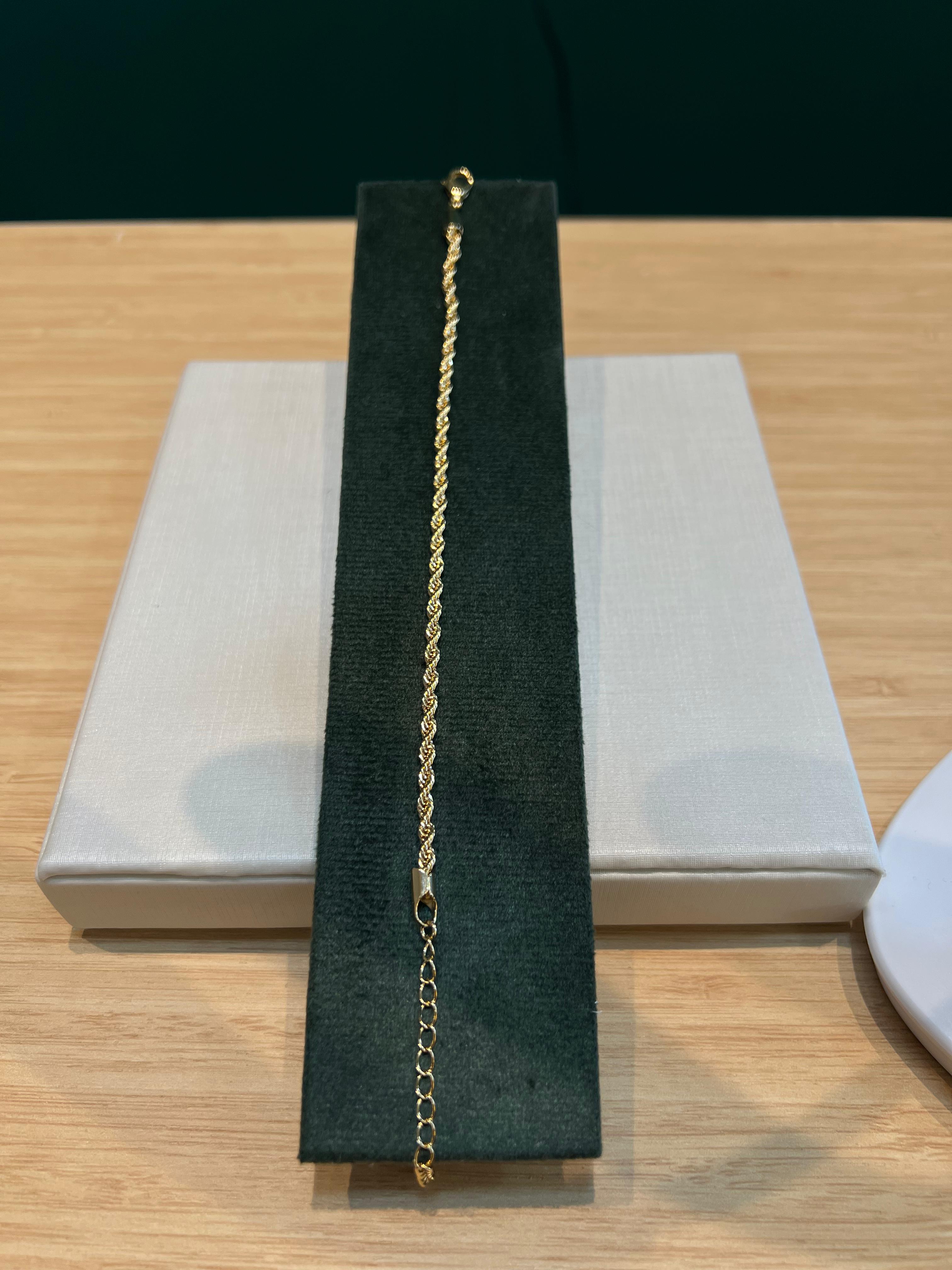 Pulseira cordão baiano dourado com feche maior