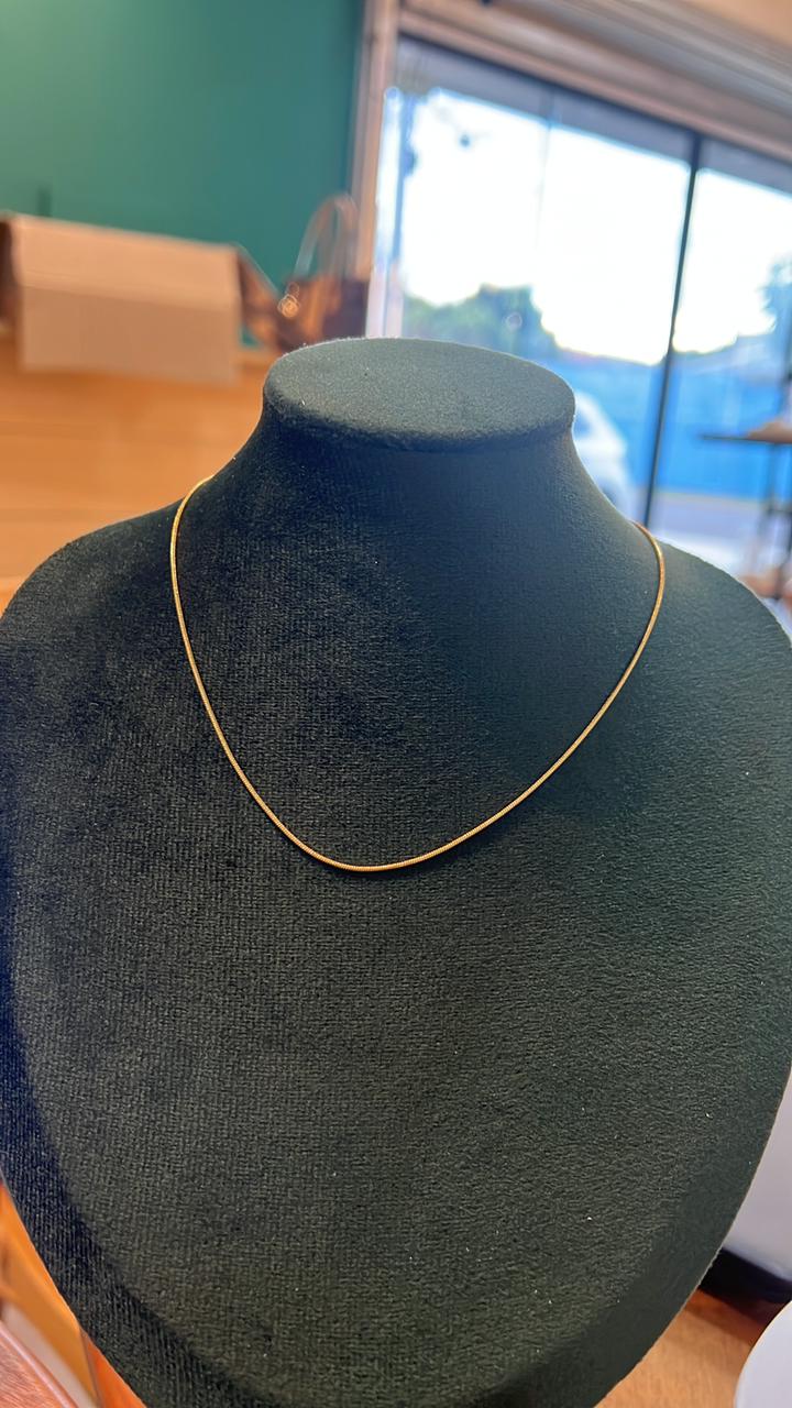 Chocker fita Dourada