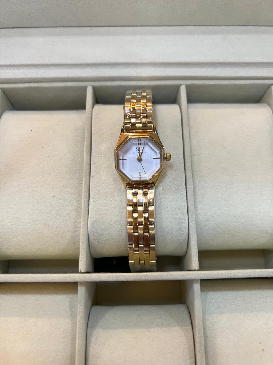 Relógio elegante Octa mini dourado