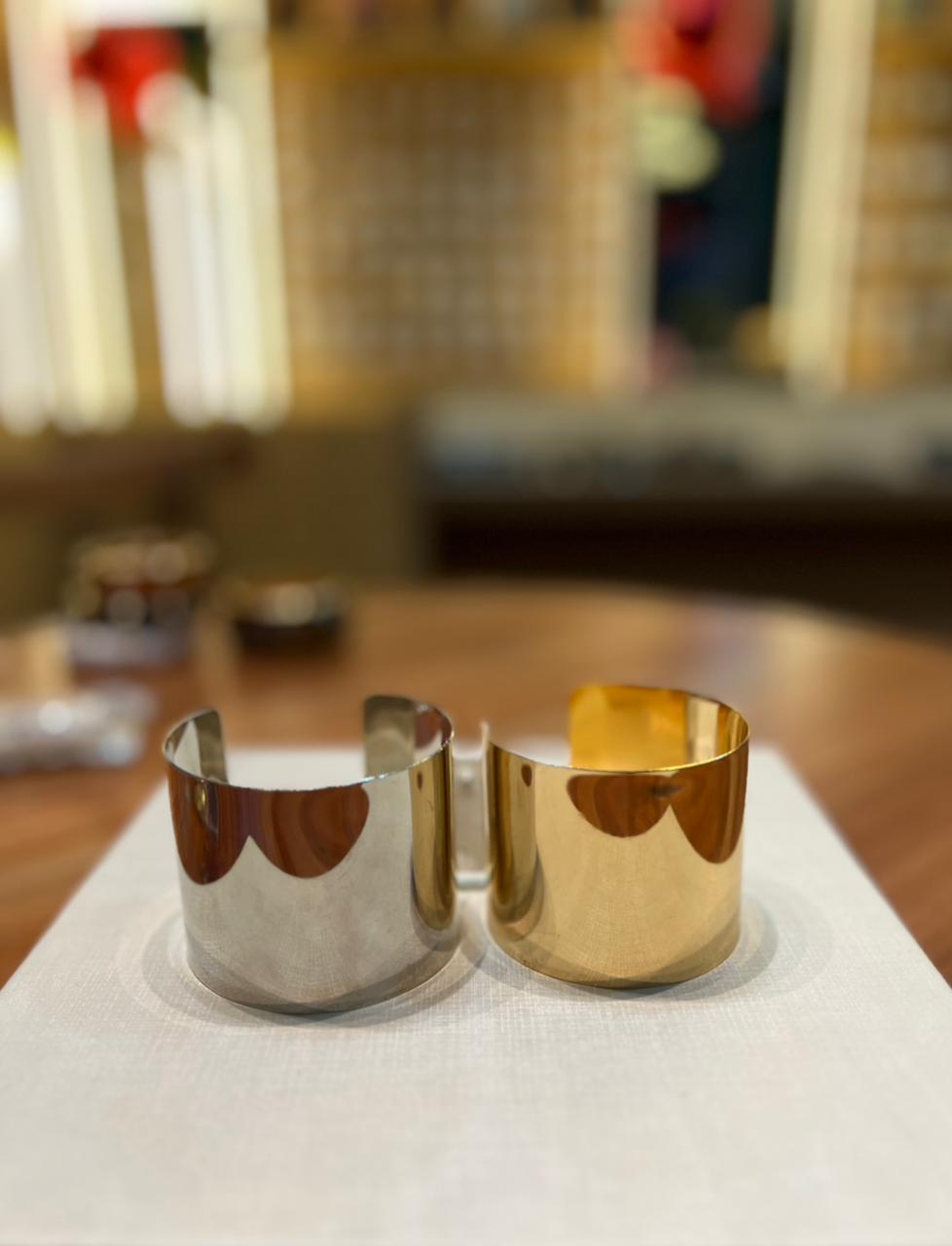 Bracelete max dourado/prata