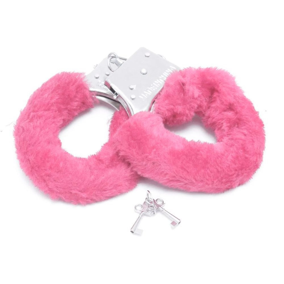 Algema de Metal com Pelucia Cuffs - Vibe Toys Cor: Rosa