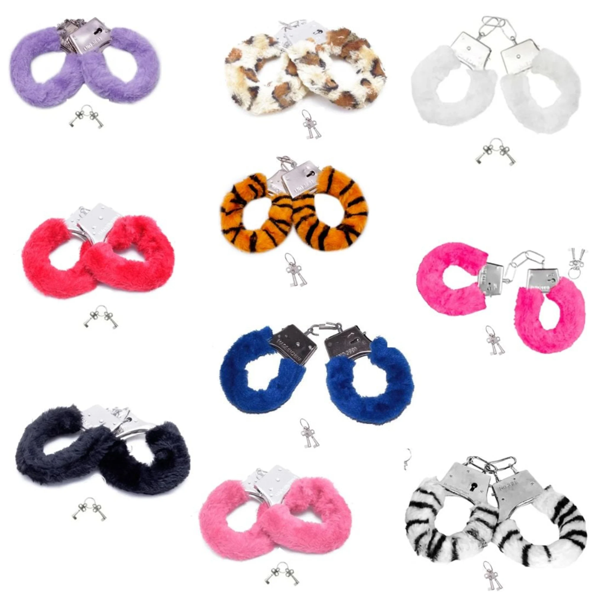 Algema de Metal com Pelucia Cuffs - Vibe Toys
