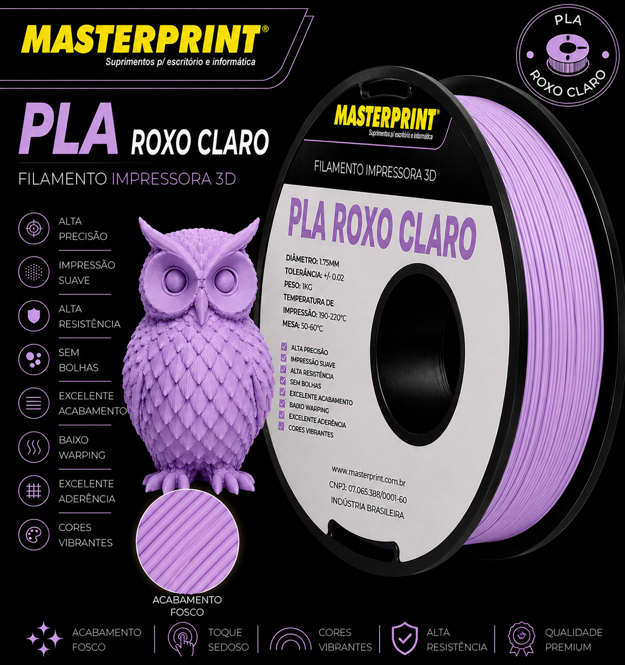 COR:ROXO CLARO
