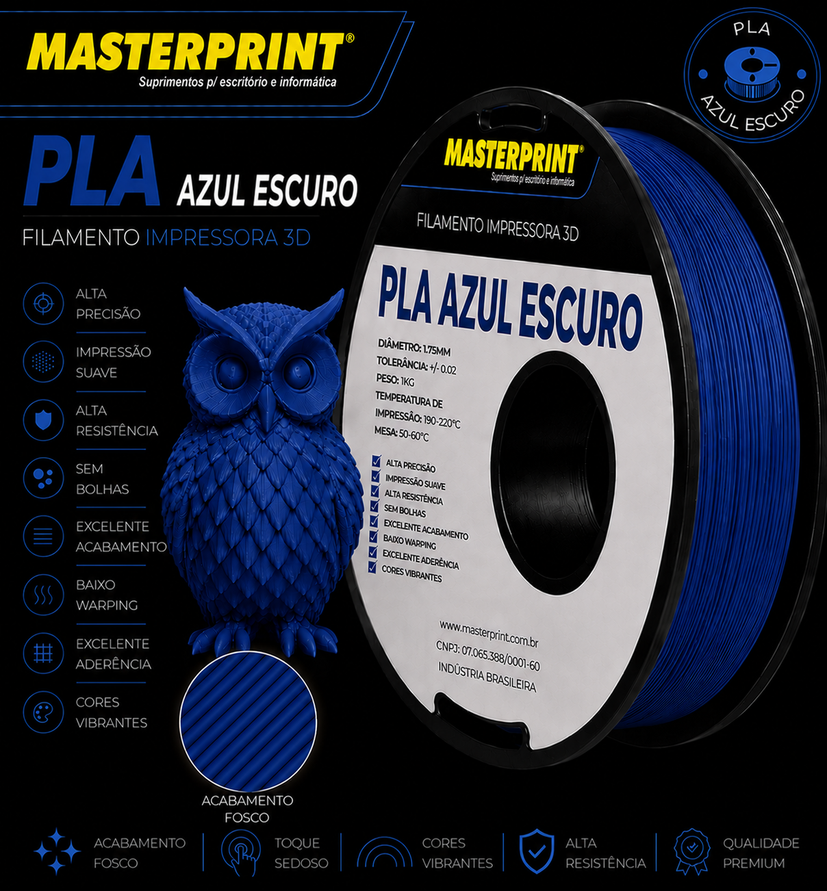 COR:AZUL ESCURO
