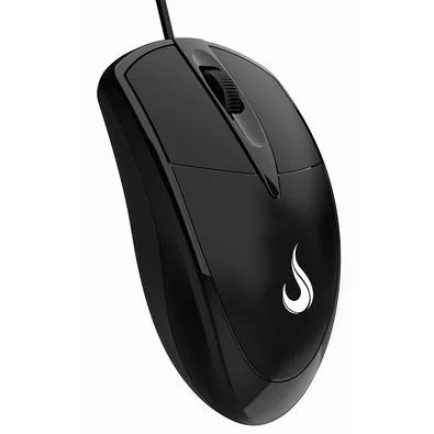 Mouse Rise Mode OF 01 USB, 3200 DPI, Preto