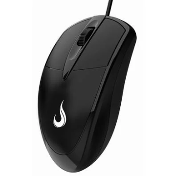 Mouse Rise Mode OF 01 USB, 3200 DPI, Preto