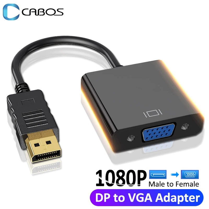 Adaptador De Video, DisplayPort / VGA, Preto