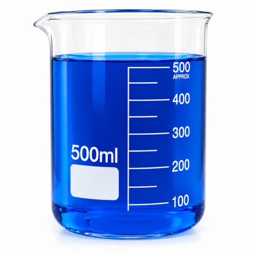 BECKER DE VIDRO FORMA BAIXA 500 ML
