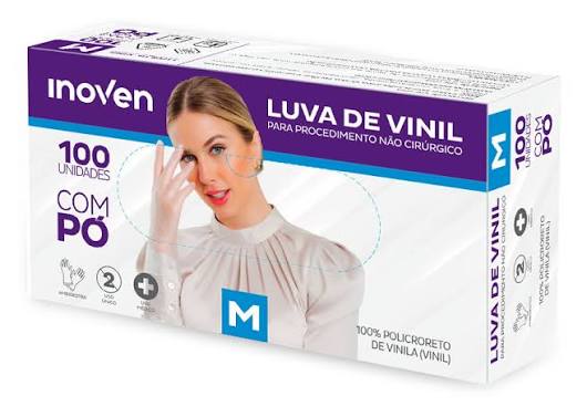 LUVA DE VINIL S/ PO M