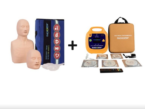 KIT PARA SIMULAÇÃO DE SUPORTE BASICO À VIDA (BLS)