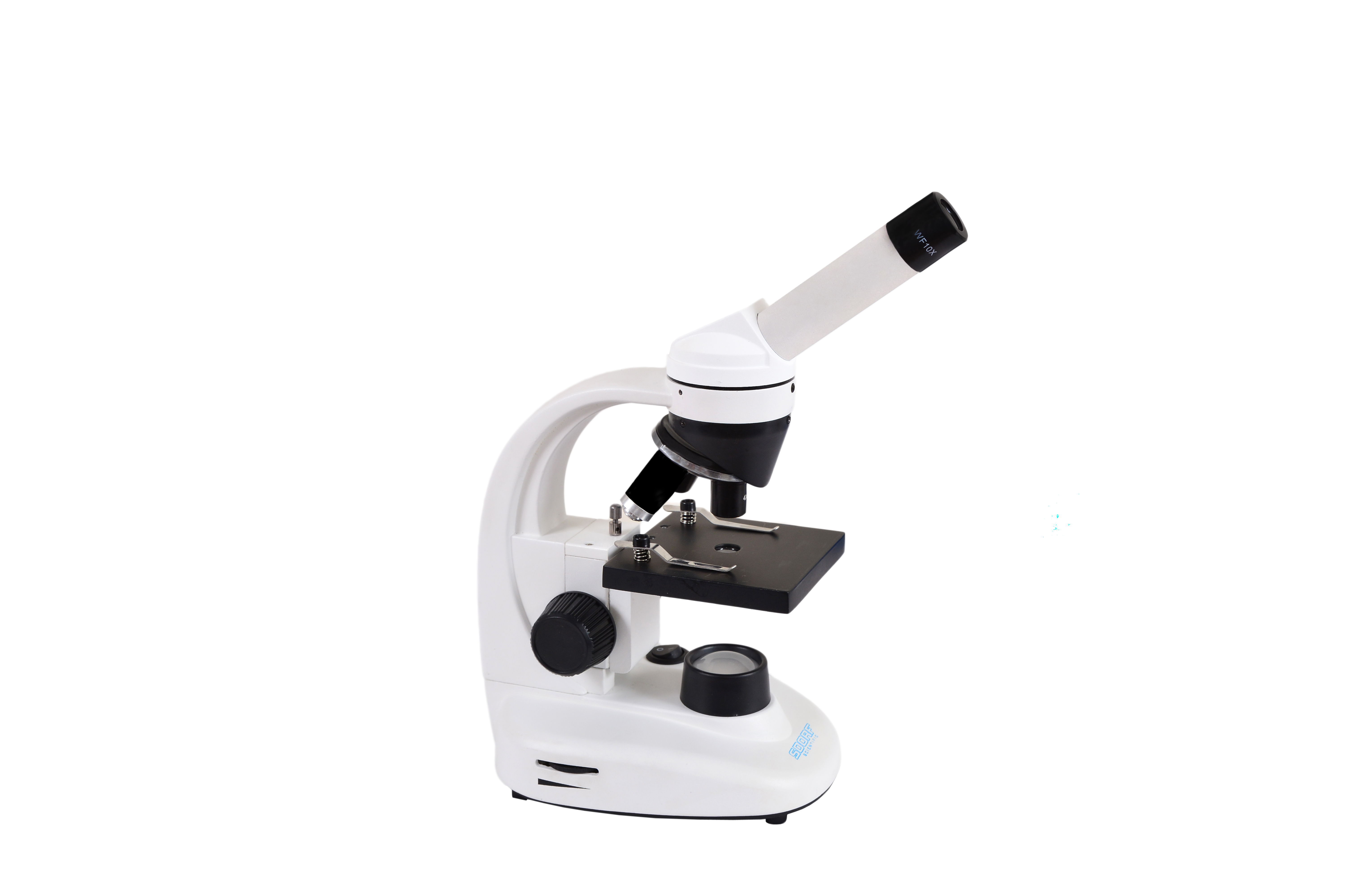 MICROSCÓPIO BIOLÓGICO MONOCULAR C AUMENTO DE 40X A 640X LED 1W