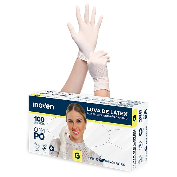 LUVA DE LATEX C/ PO G