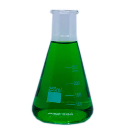 ERLENMEYER DE VIDRO BOCA ESTREITA 250 ML