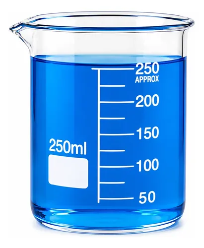 BECKER DE VIDRO FORMA BAIXA 250 ML