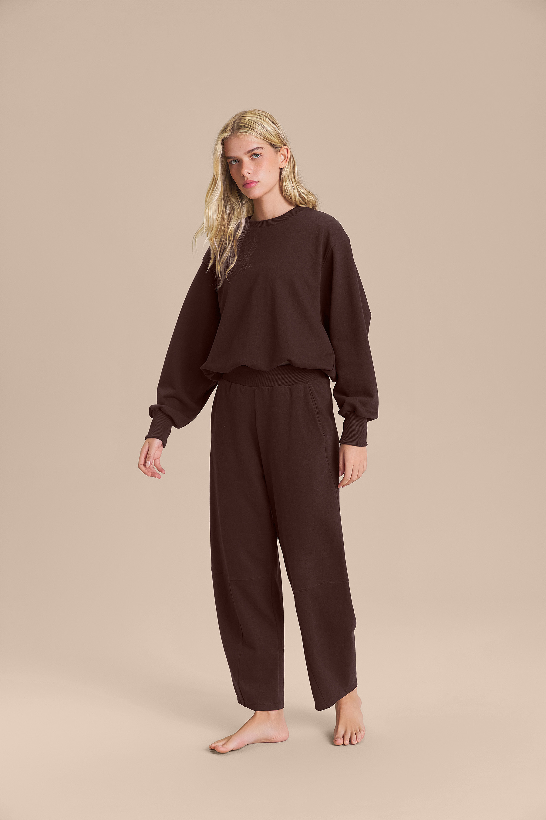 Blusao Earth Knit Cor:Marrom;Tamanho:P 4