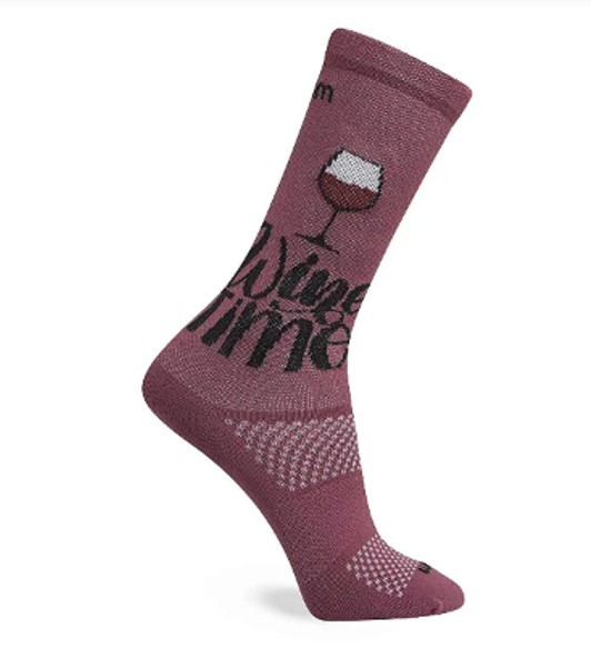 Meia Performance Feminina Cano Medio Sport Style Desenho 1