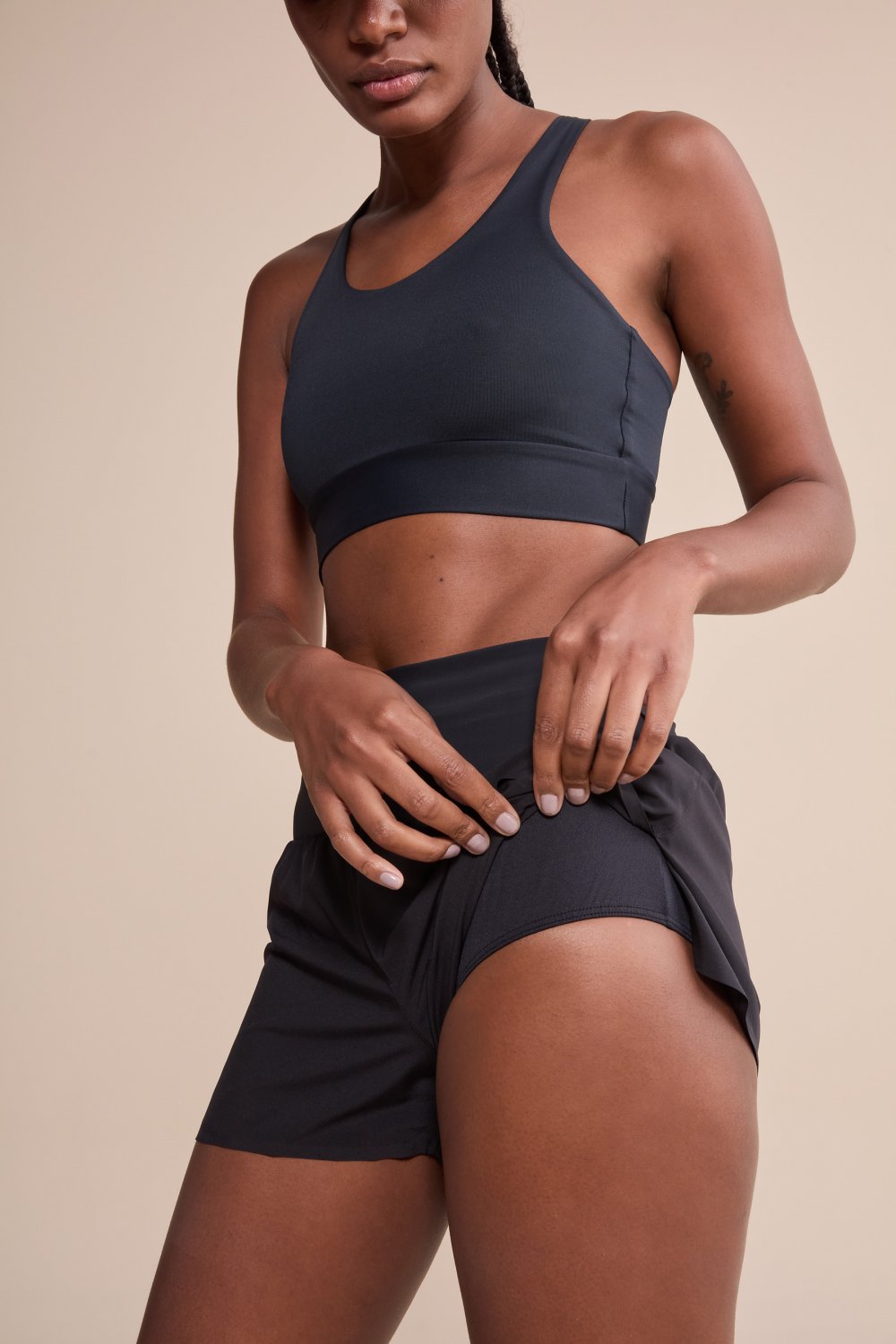Shorts Run Dryside Noir Black Cor:Preto;Tamanho:P 1