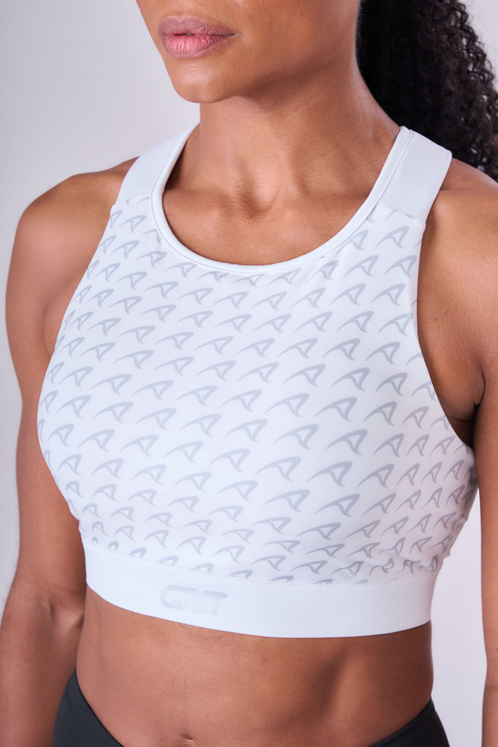 TOP GRIT BOSSA AJUSTAVEL 1 BOLSO NADADOR FEM IND BRANCO/ESTAMPA INSTITUCIONAL 6