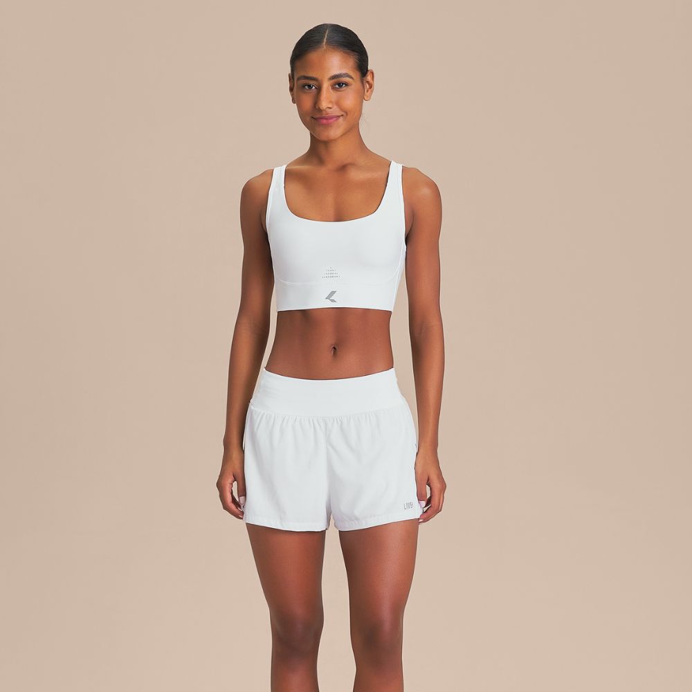 Shorts Pro Six Pockets Cor:Branco;Tamanho:M 1