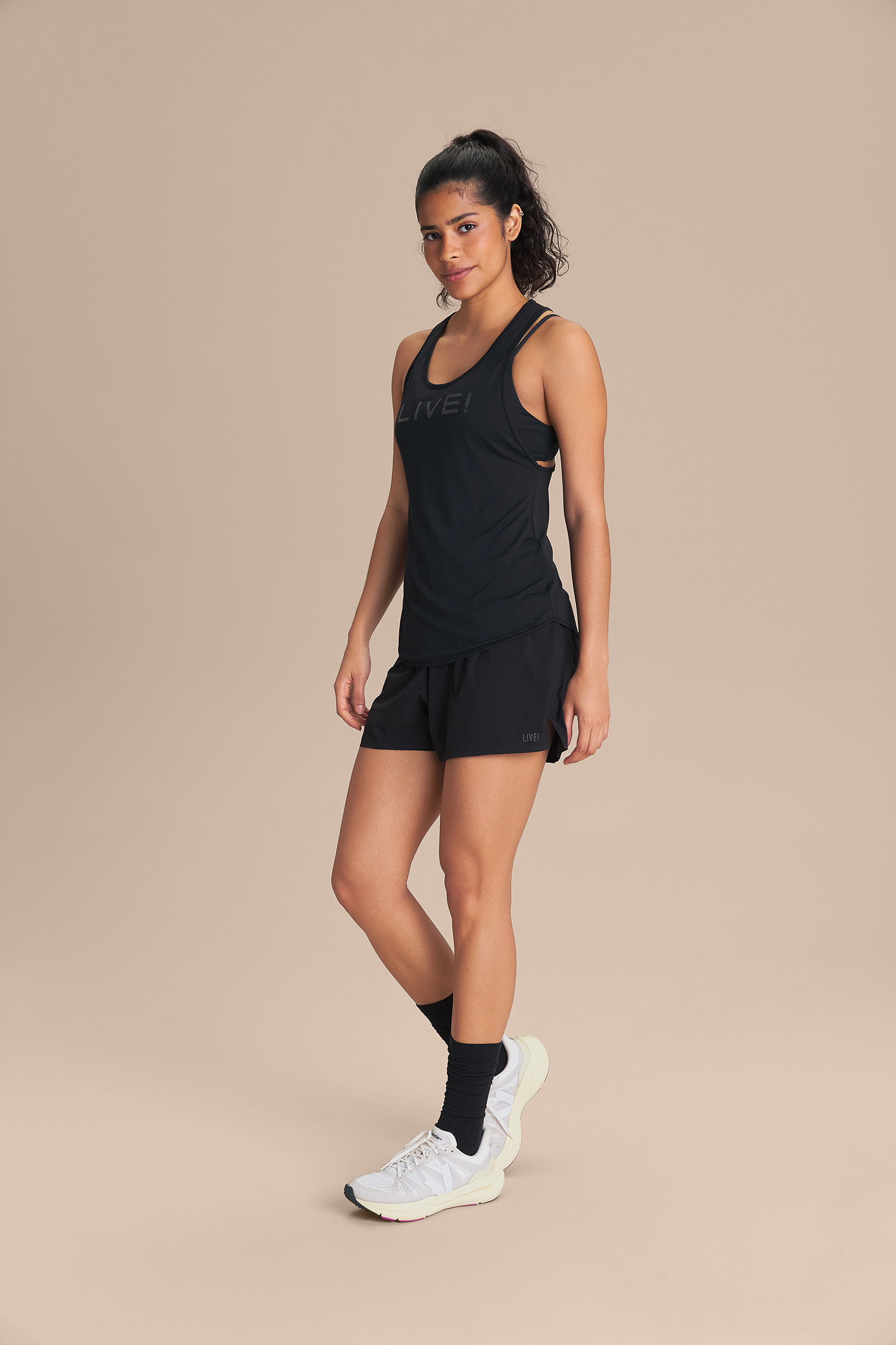 Regata LIVE Comfort Cor:Preto;Tamanho:M 3