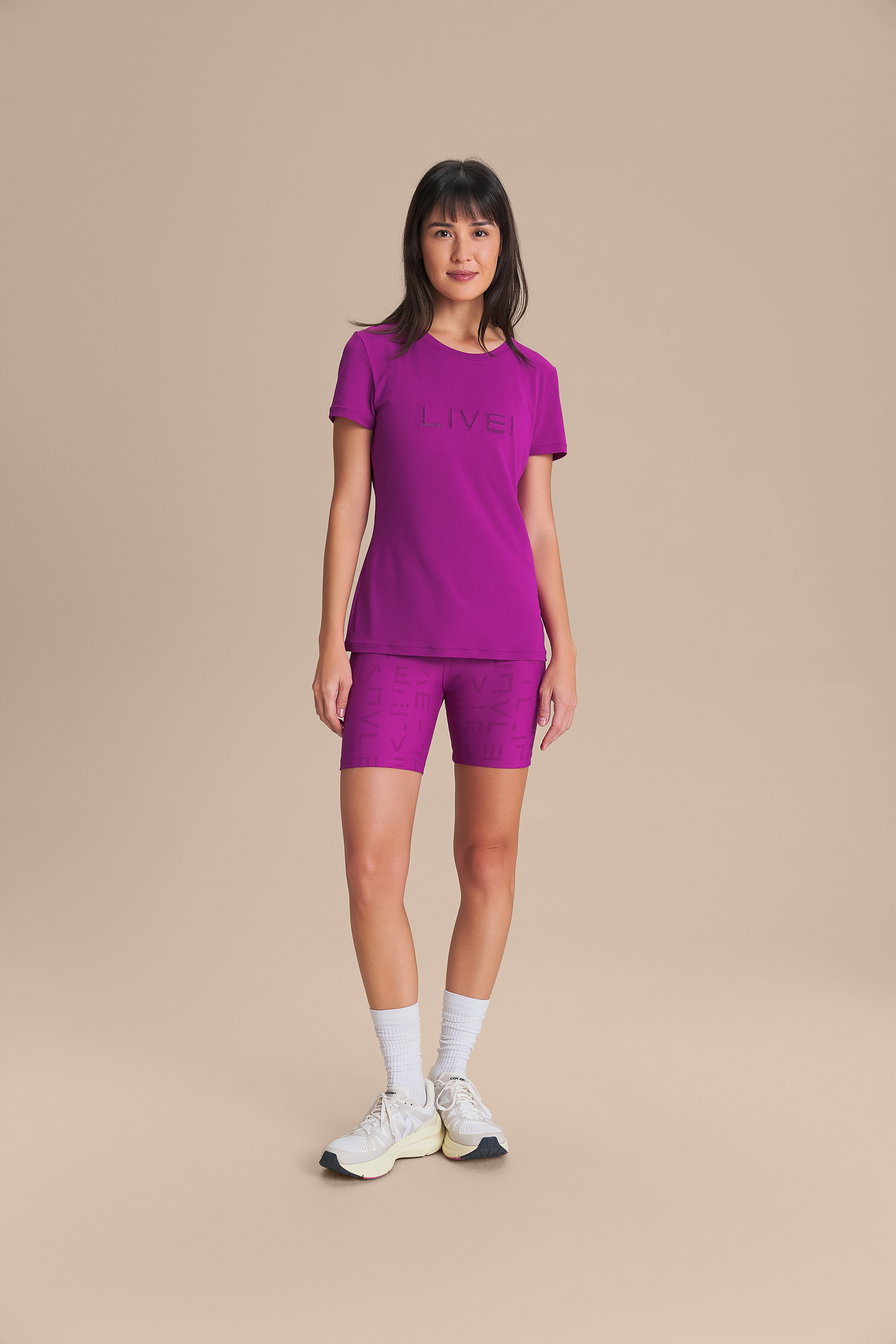 Camiseta LIVE Comfort Cor:Roxo;Tamanho:P 4