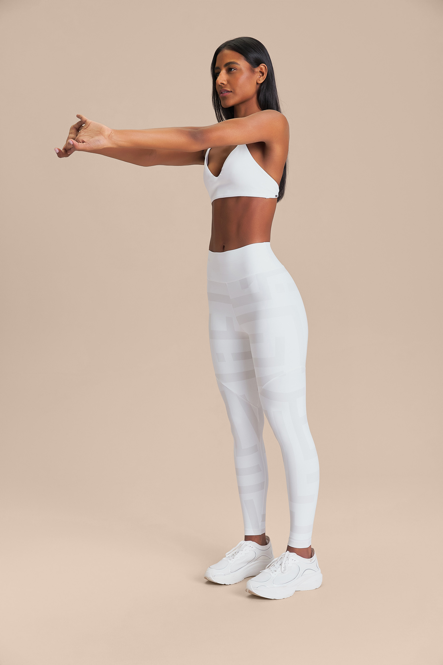 Legging Maxi LIVE Cor:Branco;Tamanho:M 2