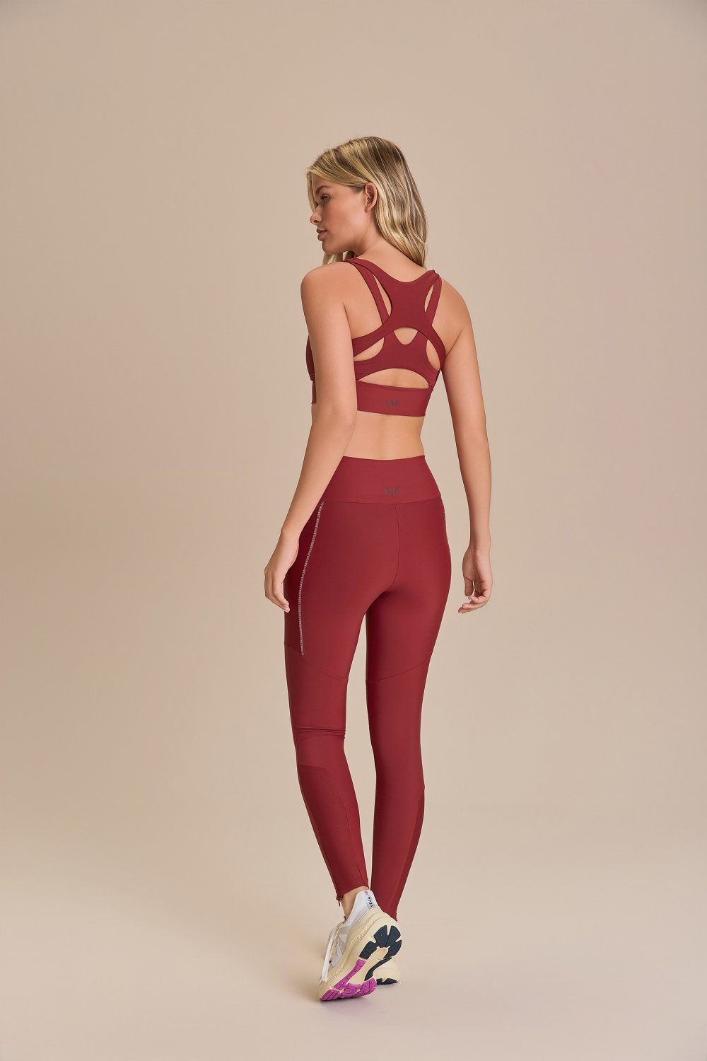 Legging Zip Mix Race Pro Speed Cor:Vermelho;Tamanho:G 5