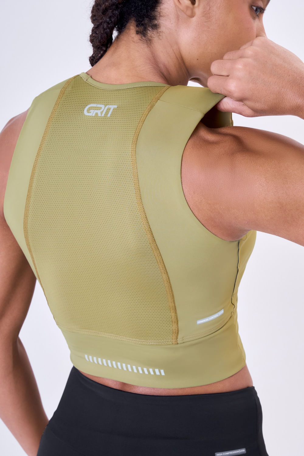 TOP CROPPED GRIT BOSSA 1 BOLSAO Cor:Mocassim;Tamanho:M 3