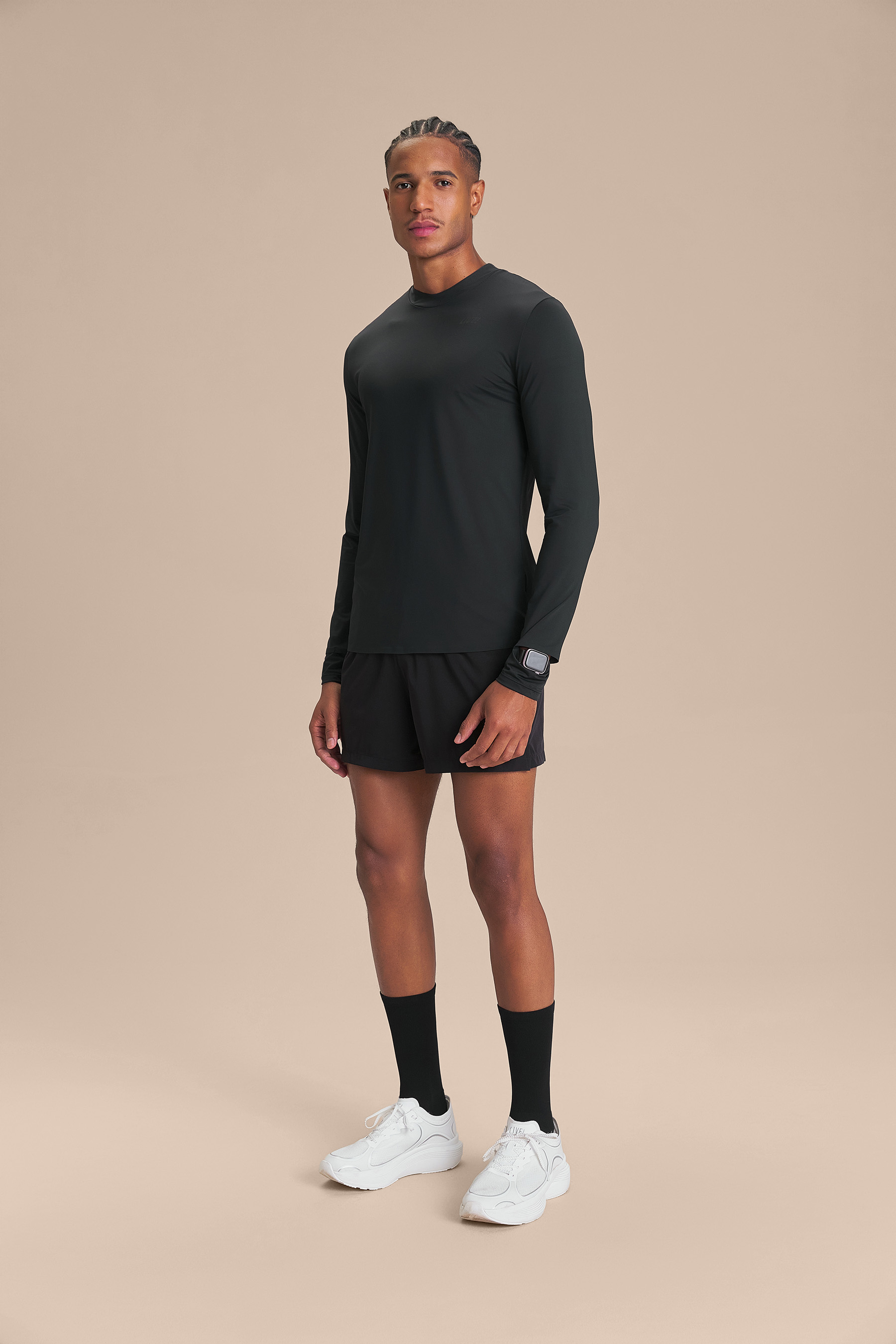Camiseta ML Run Slim Men Cor:Preto;Tamanho:M 3