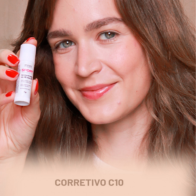 Corretivo com protetor solar fps 40 fpuva 30 c20 7g 1
