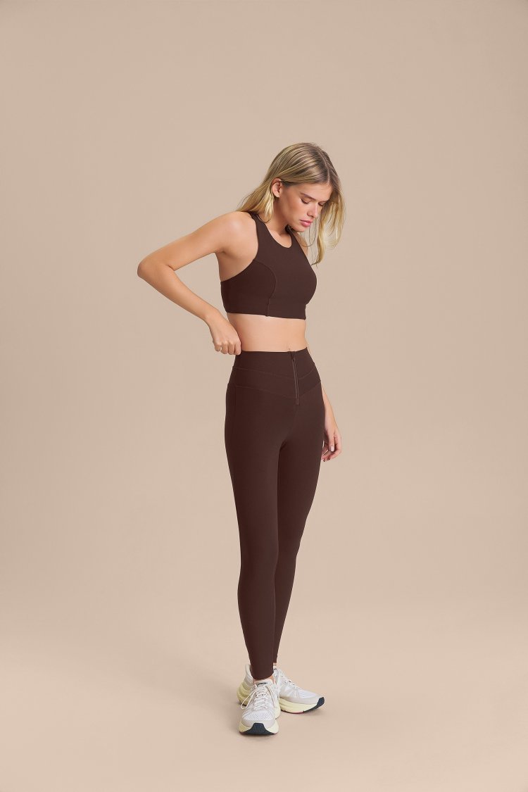 Top Neoprene Line Cor:Marrom;Tamanho:P 3