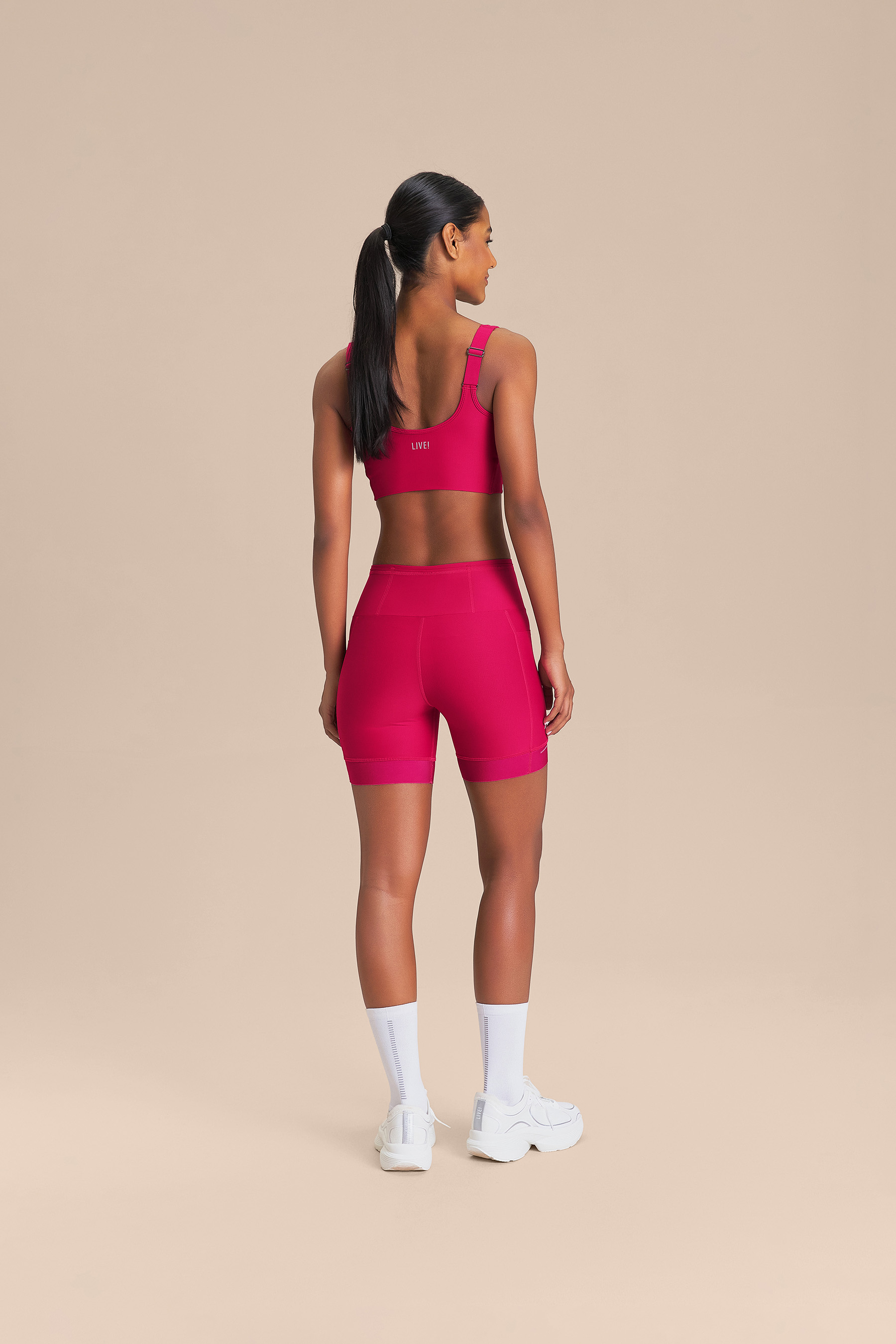 Bermuda Six Pockets Speed Cor:Pink;Tamanho:M 2