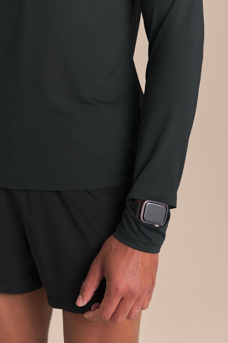 Camiseta ML Run Slim Men Cor:Preto;Tamanho:M 2
