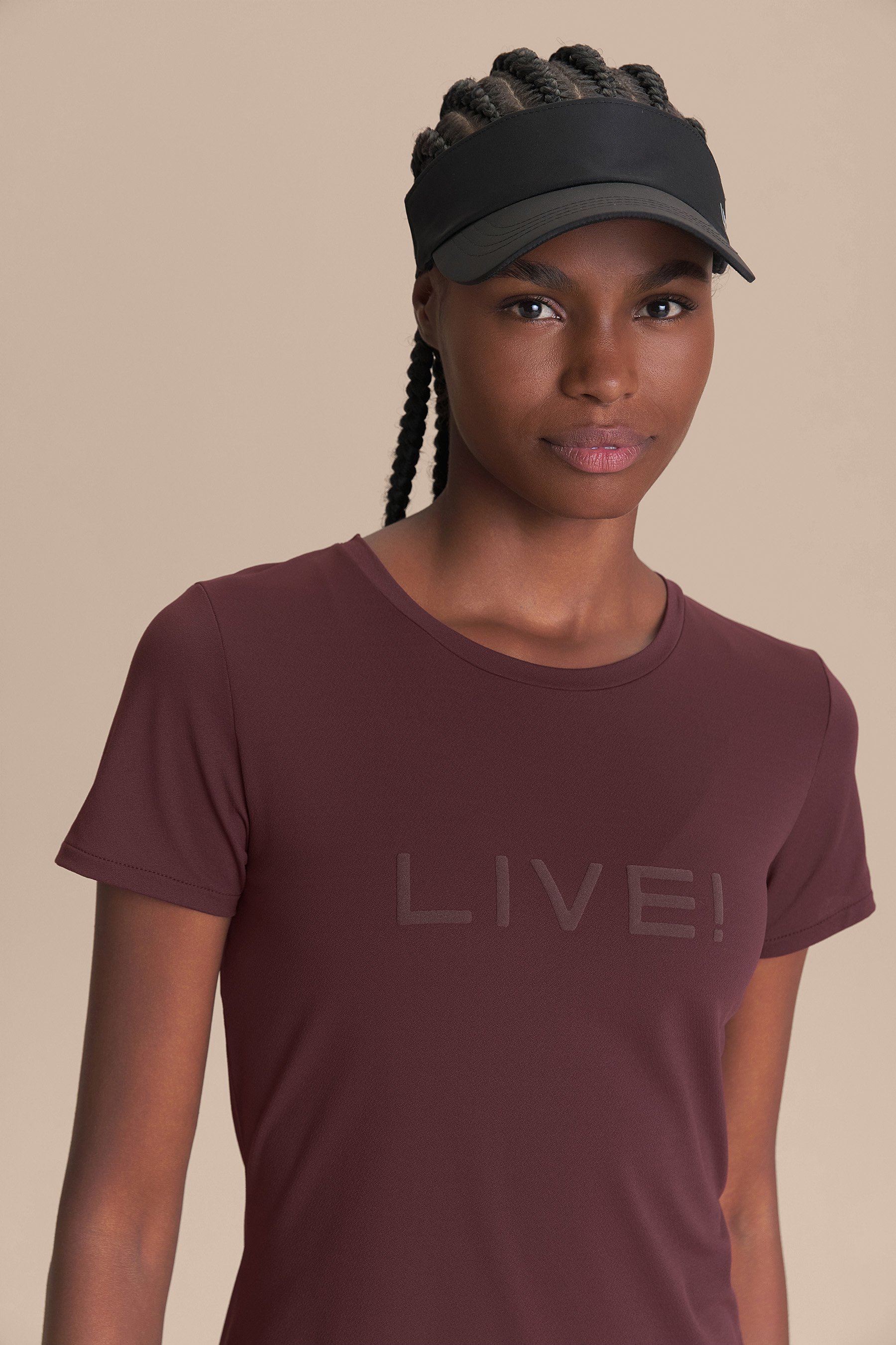 Camiseta LIVE Comfort Cor:Vinho;Tamanho:M 1
