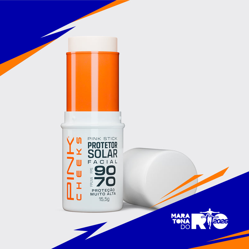 Protetor Solar Facial Pink Stick FPS 90 FPUVA 70 MDR 15,5g Cor:21KM 4