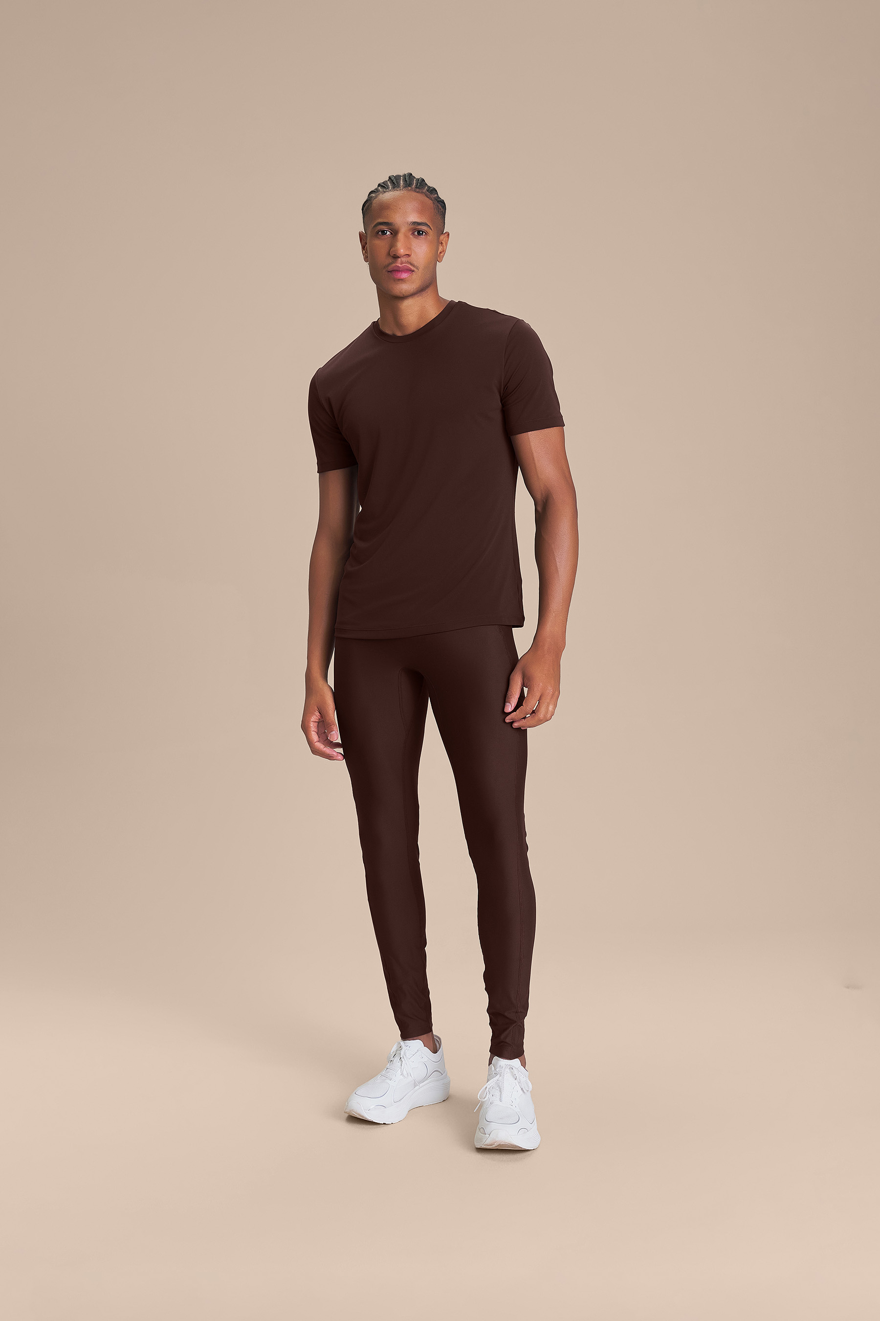 Camiseta Equilibrium Slim Men Cor:Marrom;Tamanho:M 3