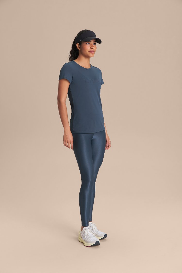 Camiseta LIVE Comfort Cor:Azul;Tamanho:P 3
