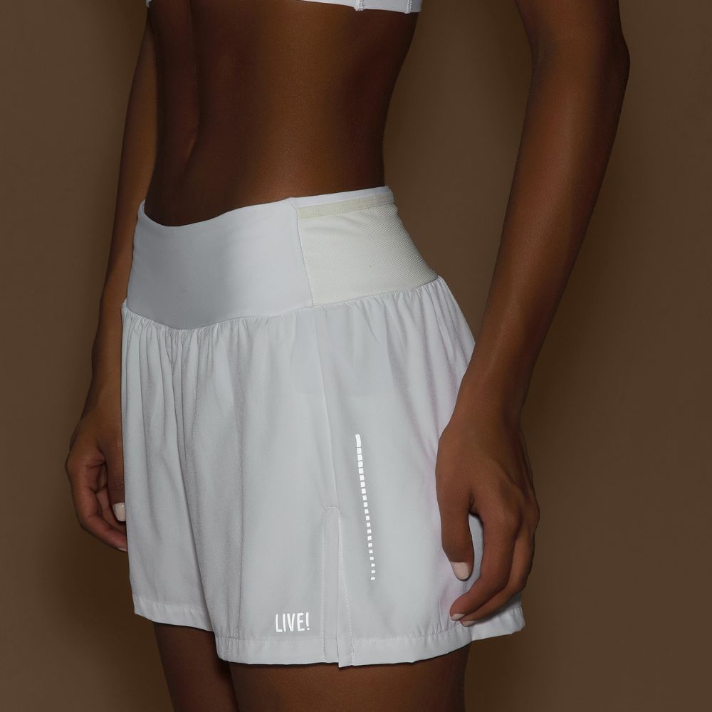 Shorts Pro Six Pockets Cor:Branco;Tamanho:P 2