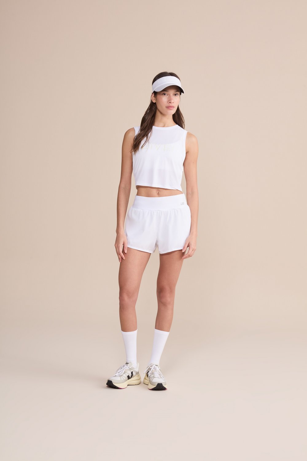 Regata Cropped Live Comfort Cor:Branco;Tamanho:M 3