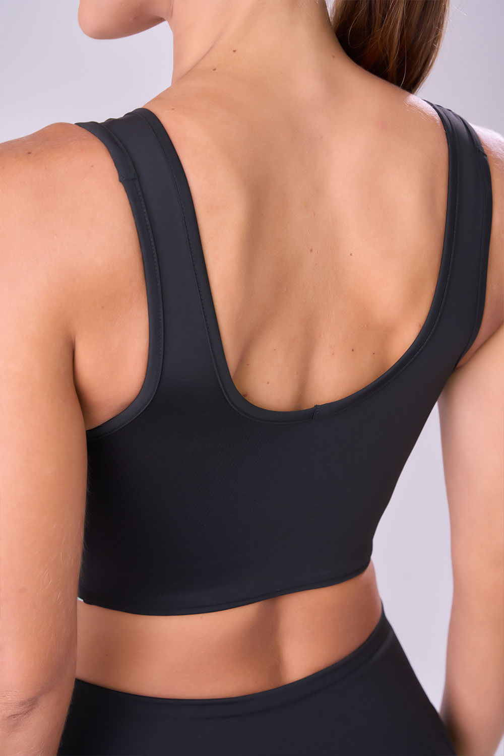 Top Signature Samba Reto Dupla Face Estampa Nara / Preto 4