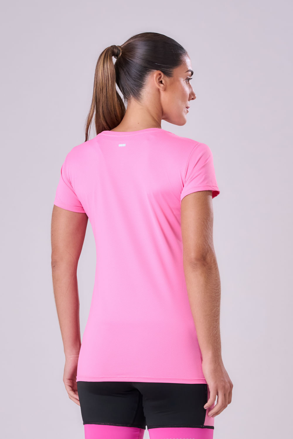 Camiseta Keep Cool Pep UV50 Cor:Rosa Claro;Tamanho:M 3
