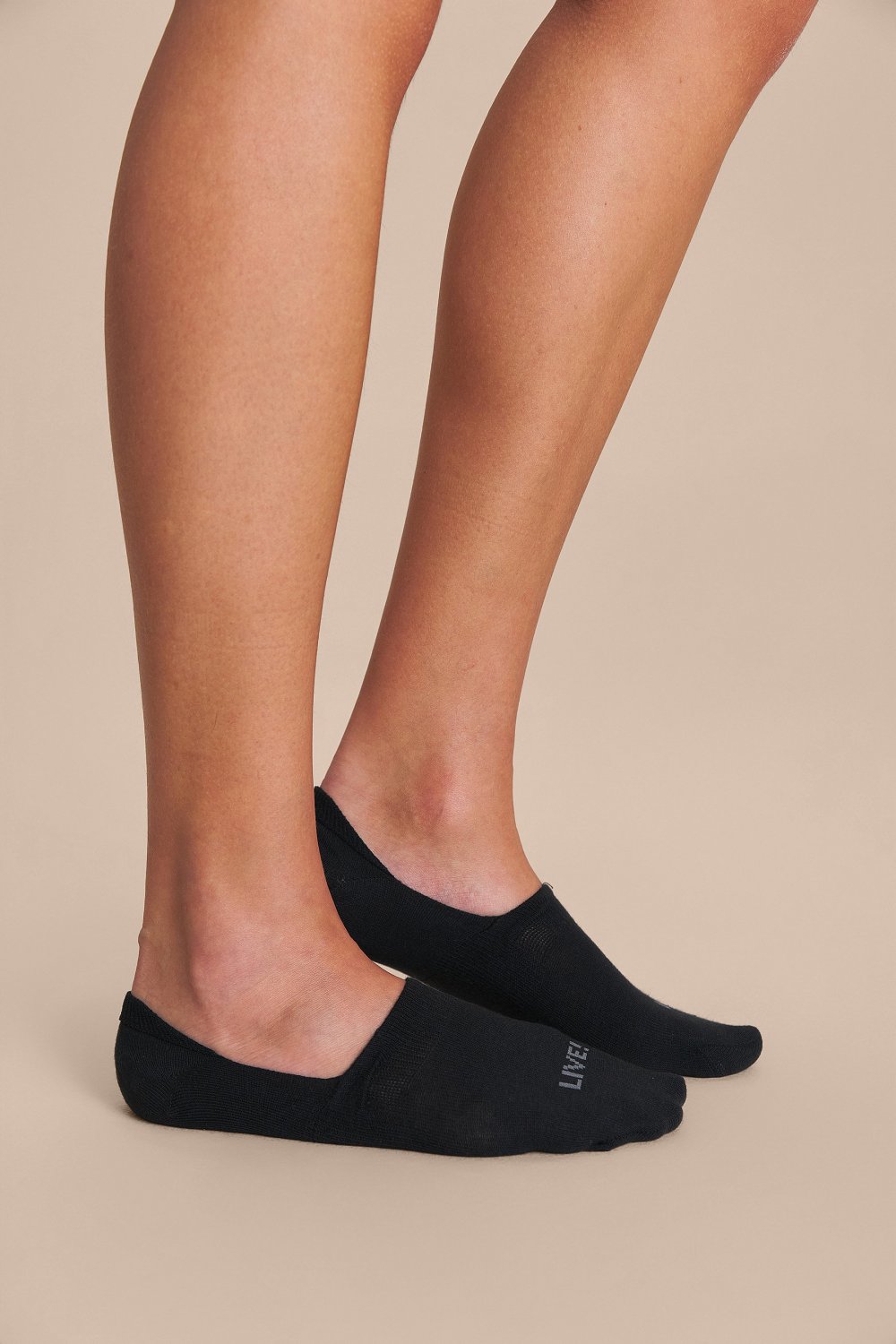 Meia Invisible Unissex Cor:Preto;Tamanho:33/38 1